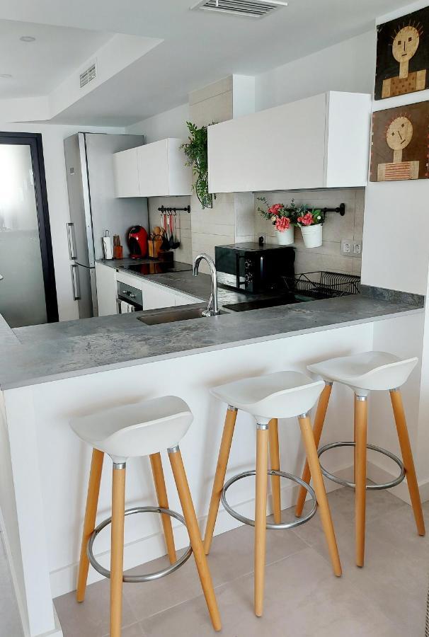 Exclusif Appartement En 1Er Ligne, Vue Imprenable, Piscine, Parking Prive A Playa Mucha Vista, Alicante Кампелло Экстерьер фото